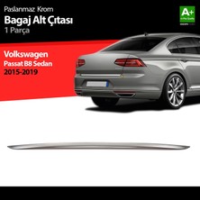 Tuna Oto Vw Passat B8 Krom Bagaj Alt Çıtası 2015 2016 2017 2018 2019