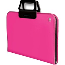 Faber-Castell 28X38 cm Pembe Proje Çantası 1 Adet Renkli ve Kullanışlı