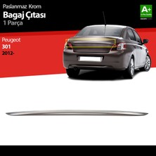 Tuna Oto Peugeot 301 Krom Bagaj Çıtası 2012 2013 2014 2015 2016 2017