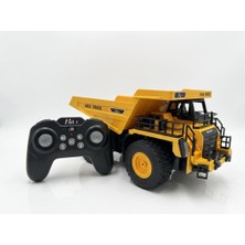 Farbu Oyuncak 9 Fonksiyonlu 2.4g Uzaktan Kumandalı Sesli Işıklı 50 Metre Menzilli Oyuncak Maden Kamyonu