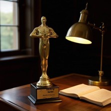 Hediye Vakti Kardeşe Özel Isimli Oscar Heykeli - Kardeşler Günü ve Doğum Günü Hediyesi