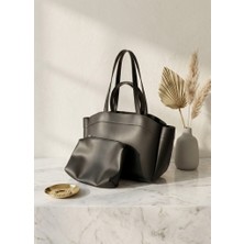 ÜçKol Ticaret Duo Serisi Yavrulu Kadın Omuz ve El Çantası