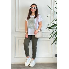 Duble Paça Beli Lastikli Pantolon