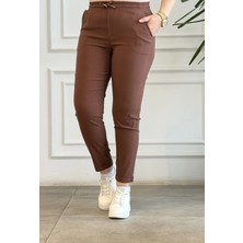 Duble Paça Beli Lastikli Pantolon