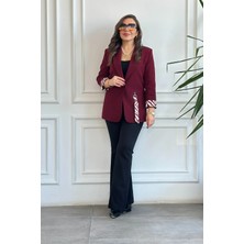 Iki Düğmeli Ispanyol Paça Pantolon