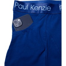 Paul Kenzie Cepli Erkek Boxer - Rainbow 4 Lacivert - Pockets
