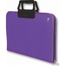 Faber-Castell Mor Proje Çantası 28X38 cm Renkli Tasarım