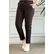 Duble Paça Beli Lastikli Pantolon