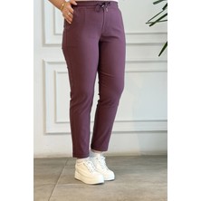 Duble Paça Beli Lastikli Pantolon