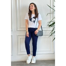 Battal Boy Duble Paça Beli Lastikli Pantolon