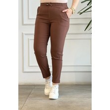 Duble Paça Beli Lastikli Pantolon
