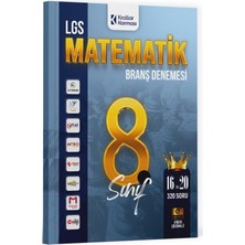Krallar Karması 8. Sınıf Lgs Matematik 16 x 20 Branş Denemeleri