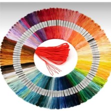 Atlas Hobi 100'LÜ Muline Ip, Kanavice Ip, Nakış Ipi, Muline Ip Seti (8 Mt)