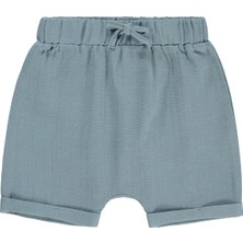 Civil Baby Müslin 6-18 Ay Şort - Mavi 12-18 Ay