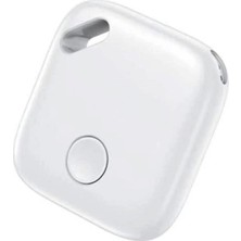 Marsilyan Smart Tag Airtag Akıllı Takip Cihazı Apple My Find Uyumlu Beyaz