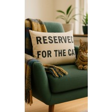 Typoniq Reserved For Cat Kırlent Kılıfı (35X50 Cm)