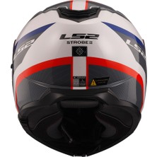 Ls2 Strobe 2 Monza Siyah-Beyaz-Kırmızı Kask