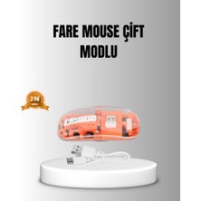 Marsilyan Çift Modlu Kablosuz Bluetooth 5.0 + 2.4ghz Mouse – 3 Cihaz Bağlantılı, Hızlı Geçiş Düğme