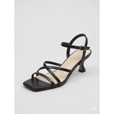 Miss F INT1223Y062 3fx Siyah Kadın Topuklu Ayakkabı