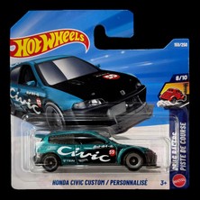 Hot Whells Hot Wheels Honda Civic Custom Metal Araba 1/64 Ölçekli Detaylı Tasarım 2026 Model
