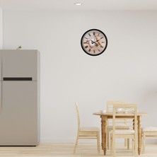 Çetiner Group Chef Kitchen Siyah 36 cm Dekoratif Duvar Saati