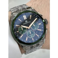 Momentus Orijinal 2 Yıl Garantili Safir Cam Su Geçirmez Çelik Kordon Erkek Kol Saati ILKSM340T-15SN