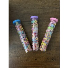 Gülümse Gel 1 Paket Bebek Çocuk Kutulu Renkli Ince Lastik Mandal Havlu Saç Boncuğu Toka Seti Y2K Kpop Kore