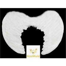 Urfakent Beyaz Renkli Küçük Boy Bebek Melek Kanadı 30X45 cm