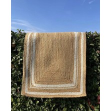 Eko Halı Echo Jüt Ech 10 Natural White Xw Dekoratif Jüt Kilim