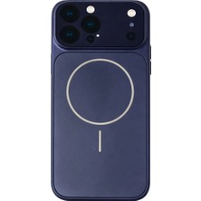 Fenza iPhone 14 Pro Uyumlu Kamera Korumalı Magsafe Wireless Şarj Özellikli Full Glass Arka Kapak