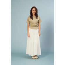 Nisan Triko Reglan Kol Pamuklu T-Shırt