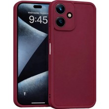 Fenza Infinix HOT30-4G Uyumlu Kamera Çıkıntılı Mat Silikon Telefon Kılıfı