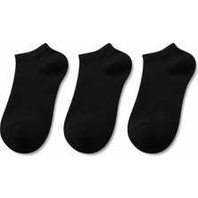 QUALITY WALKING 3’lü Kadın Bambu Dikişsiz Bilek Çorap Ayağa Tam Oturan Yumuşak Nefes Alan