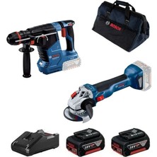 Bosch Gws 180 + Gbh 187 One Chuck 2X4.0AH Set+ Çanta