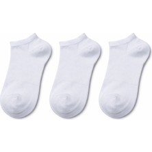 QUALITY WALKING 3’lü Kadın Bambu Dikişsiz Bilek Çorap Ayağa Tam Oturan Yumuşak Nefes Alan