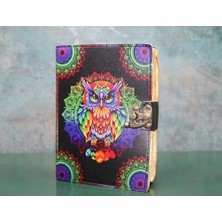 Marsilyan Baykuşlu Deri Defter Model 2