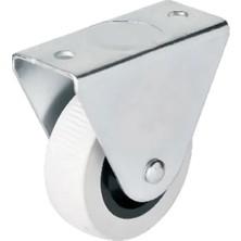 Marsilyan 105 - 50 mm Sabit Gri Pvc Teker 4 Adet