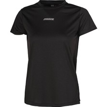 Hummel % 100 Pamuklu Regular Fit Logolu Yuvarlak Yaka T Shirt Bayan T Shirt 912325