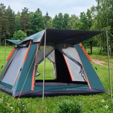 OBA ÇADIR Tam Otomatik Tenteli 4-6 Kişilik Kamp Çadırı 240X240X155 cm