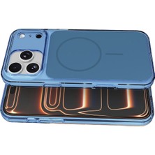 MiraLive  Apple iPhone 17 Pro Max Bruma Magsafe Kapak - Mavi