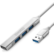 MiraLive Enkado EKD-UH60 Usb3.0 To 3xusb 2.0 1xusb 3.0 Metal USB HUB(1923)