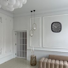 Çetiner Group Siyah 31 cm Dekoratif Duvar Saati