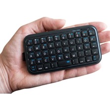 Marsilyan Mini Kablosuz Bluetooth Klavye USB Şarjlı Taşınabilir Klavye