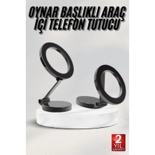 MiraLive Araç Içi Telefon Tutucu Ios Uyumlu Magsafe Manyetik Mıknatıslı