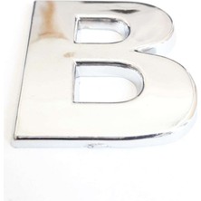 MiraLive B Harfi Villa Tipi Krom Yapışkanlı 9 cm Harf