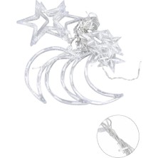 Marsilyan Büyük Ay Yıldız LED Ramazan Süsü Dekoratif Işık