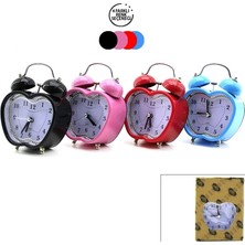 Marsilyan Renkli Kalp Masa Çalar Saati