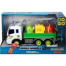 MiraLive 13078 1:16 Maxx Wheels Sesli ve Işıklı Geri Dönüşüm Kamyonları