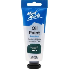 MONT MARTE Premium Yağlı Boya 75ml - Permanent Green