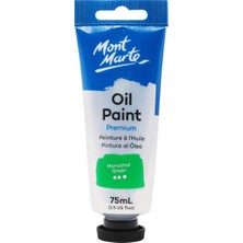 MONT MARTE Premium Yağlı Boya 75ml - Monastral Green